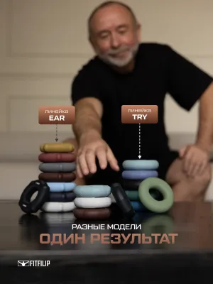Набор кистевых эспандеров FITFILIP Classic 50–80 кг (2 шт.)