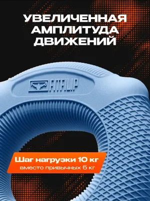 Набор кистевых эспандеров FITFILIP EAR 10–100 кг (9 шт.) с кейсом