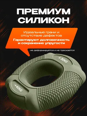 Набор кистевых эспандеров FITFILIP EAR 10–100 кг (9 шт.) с кейсом