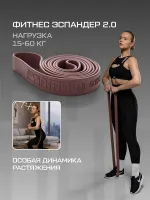 Фитнес резинка 2.0 Burgundy 15-60 кг