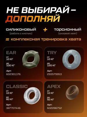 Эспандер кистевой пружинный Classic, 50 кг, FF4
