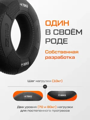 Кистевой эспандер FITFILIP TRY 70-80 кг