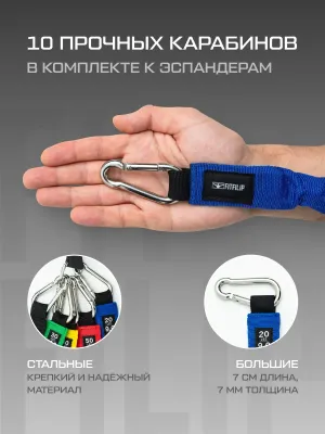 Трубчатые эспандеры FITFILIP комплект PRO V3