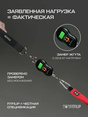 Трубчатые эспандеры FITFILIP комплект PRO V3