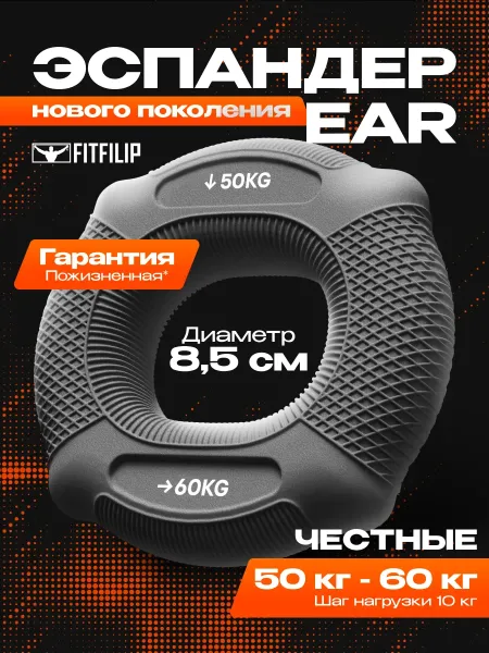 Кистевой эспандер EAR 50-60 кг