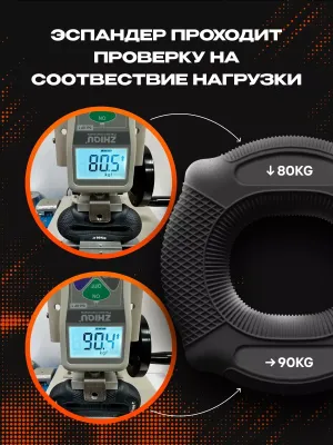 Кистевой эспандер FITFILIP EAR нагрузка 80-90 кг