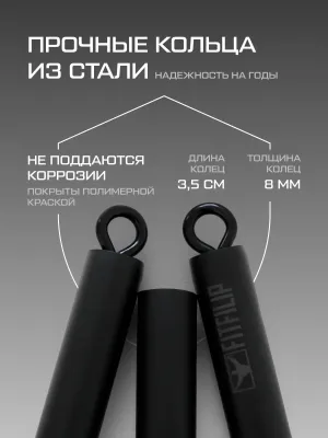 Гриф для эспандеров FITFILIP Black