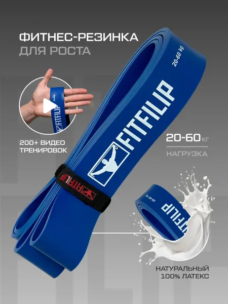 Фитнес резинка 20-60 кг Blue