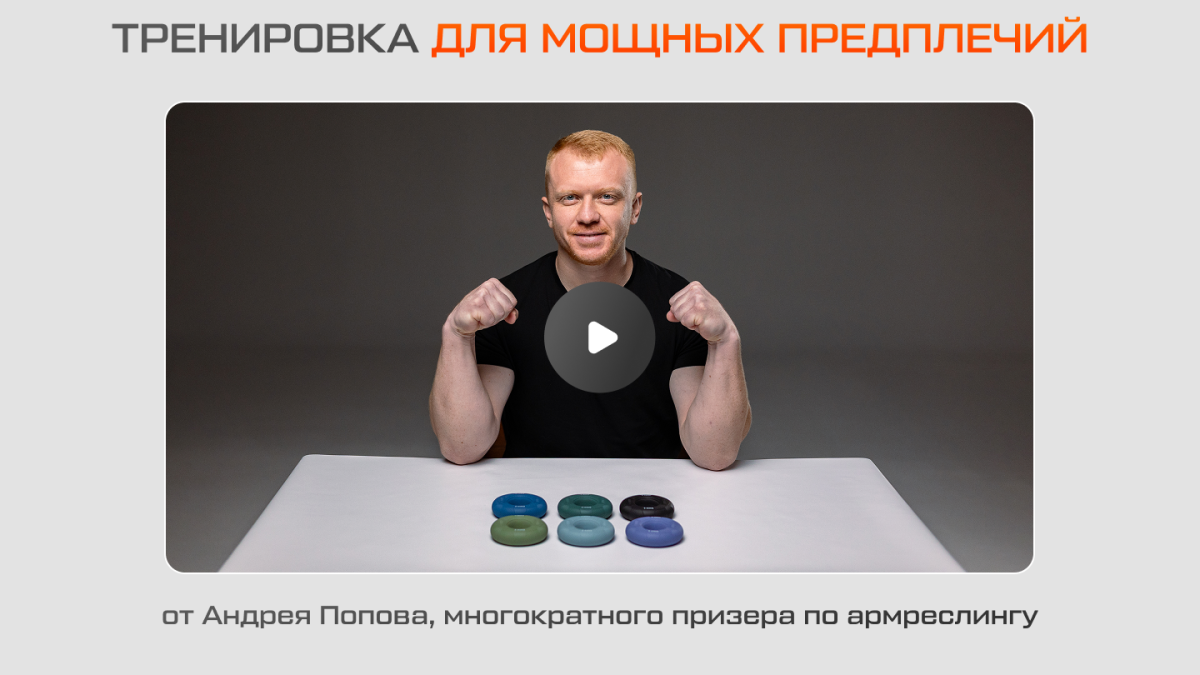 Тренировка для мощных предплечий с кистевыми эспандерами FITFILIP