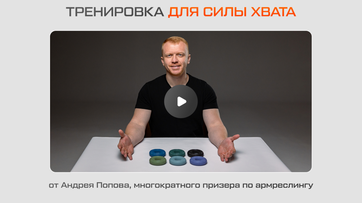 Тренировка для железного хвата с кистевыми эспандерами FITFILIP
