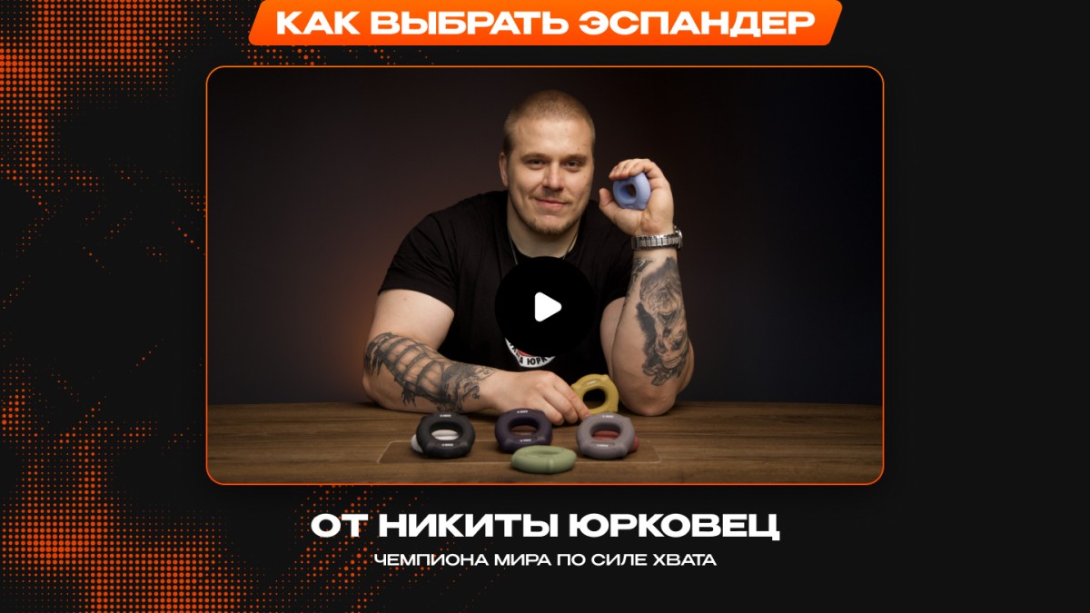 Обзор двусторонних кистевых эспандеров FITFILIP. Рассказывает чемпион мира Никита Юрковец